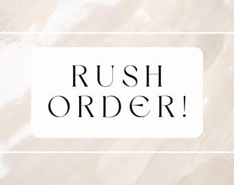 RUSH FEE - For Favor Orders - Not An Actual Favor!