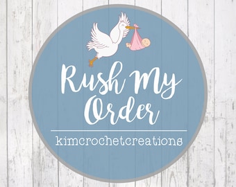 RUSH MY ORDER Upgrade - Add to Cart - Includes Priority Shipping - made and shipped within 48 hours - Last minute order - Add on to Order