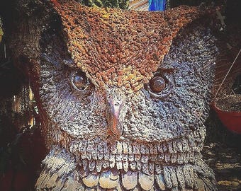 Great Horned Owl Metal Sculpture - Metal Owl Garden Art - Metal Owl Garden Decor - Custom Metal Art - Need a custom animal?  Message me!
