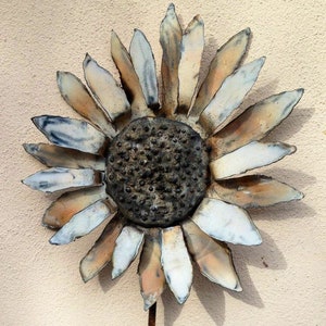 Sunflowers Metal Sculpture, Sunflower Metal Decor, Garden Metal Art, Gift for Gardener, Metal Yard Art, Outdoor Metal Flower Sculpture