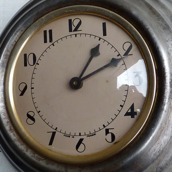 Fantastic Vintage French Wall Hanging Mechanical Clock
