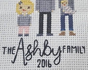 Cursive Cross Stitch Etsy