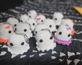 LIMITED EDITION - Glow Ghost crochet Keychain