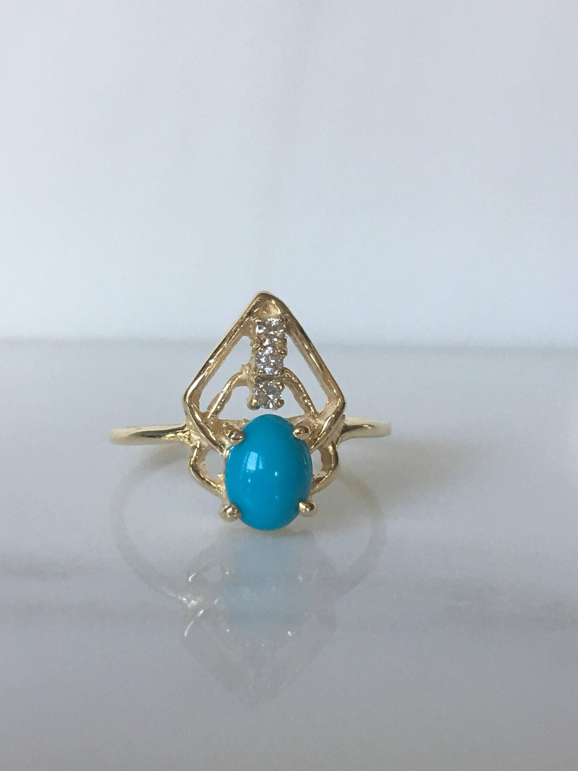 turquoise scarab ring