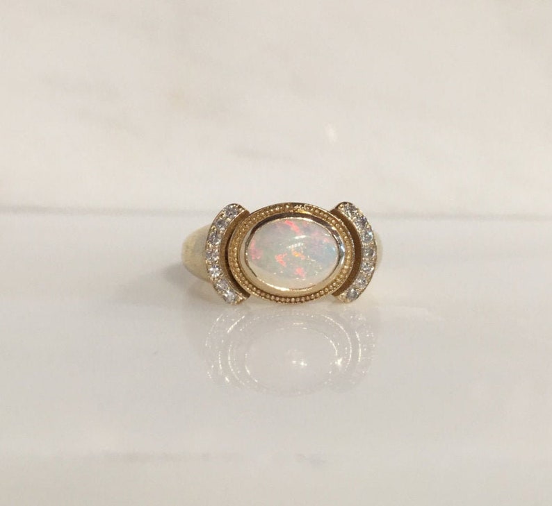 aurora opal ring