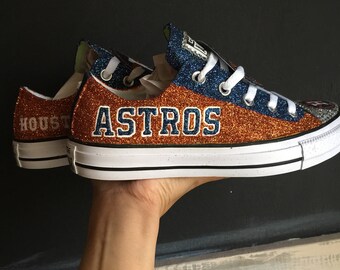 orange astros converse