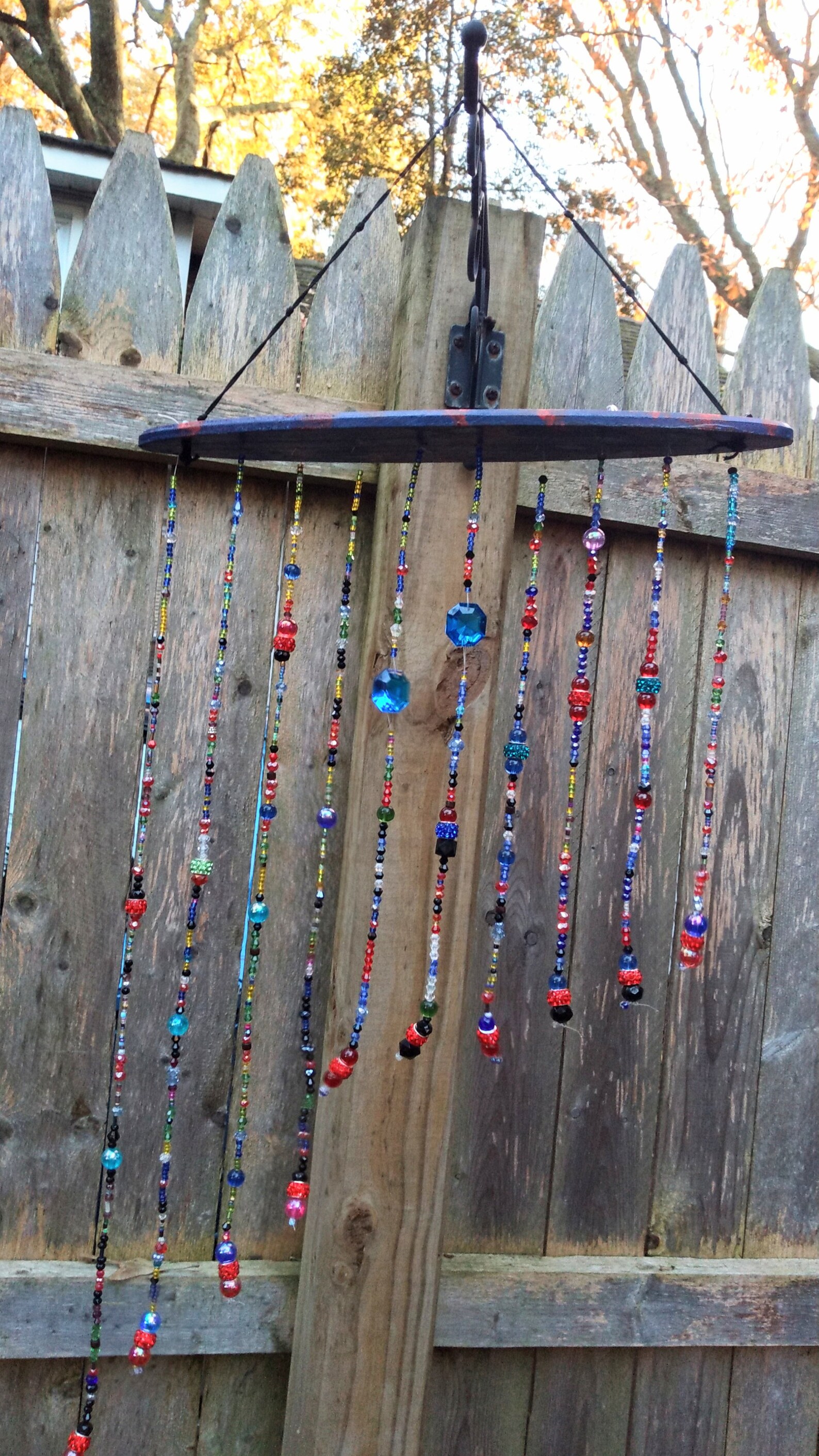 Blue and Red Suncatcher Surf Board Sun Etsy
