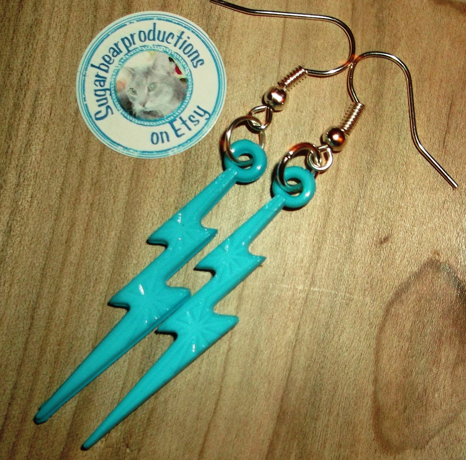 Lightning Bolt Earrings Lightning Jewelry Etsy