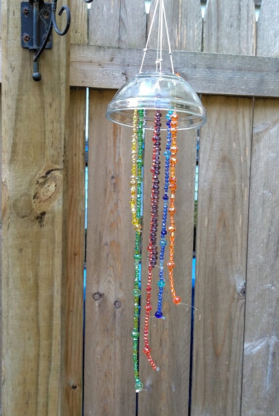 Pride And Love Sun Catcher Glassdishpriderainbowbeaded Etsy