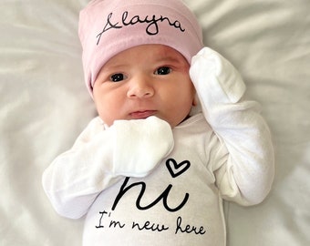 Baby Girl Coming Home Outfit, Girls go home outfit, Newborn Girl Coming Home Outfit  Personalized Newborn Outfit Baby Girl Outfits