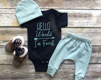 infant boy going home outfit