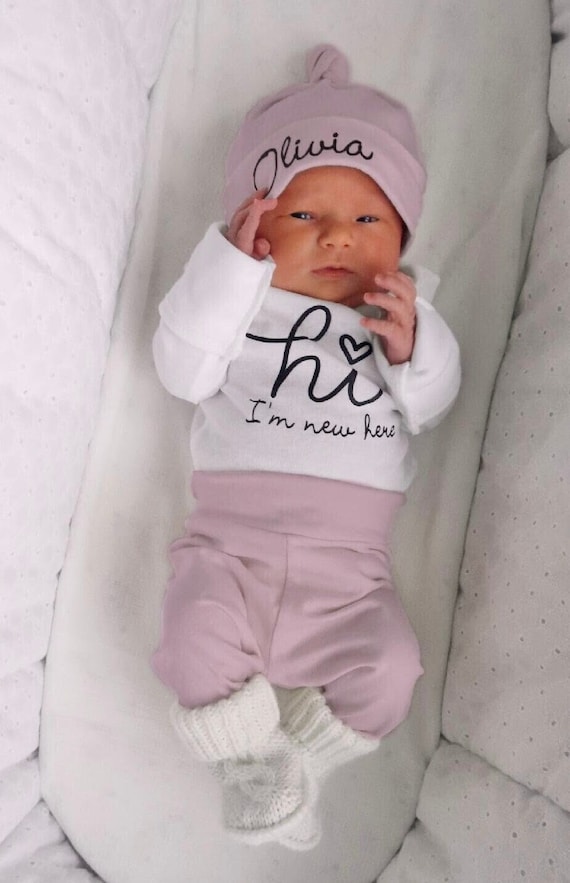 Baby Girl Coming Home Outfit Girls Go Home Outfit Newborn Girl Coming Home Outfit Personalized Newborn Outfit Baby Girl Outfits Etsy Canada