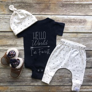 welcome home baby boy clothes