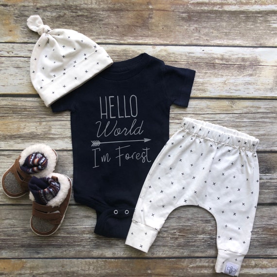 personalized newborn baby boy outfits