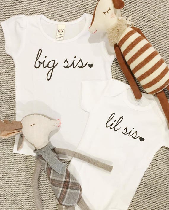 Big Sis Shirt Big Sister Shirt Big Sis Lil Sis sibling | Etsy