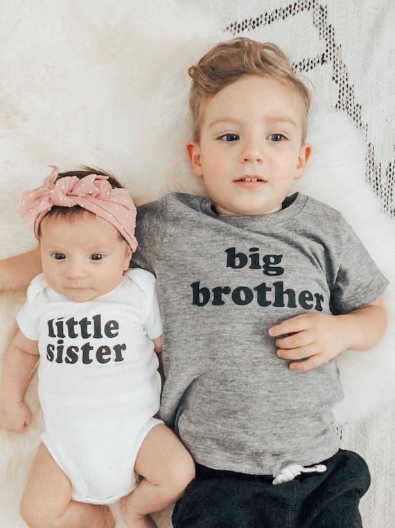 Big Brother Little sister outfit Big brother little sister set Big Brother T Shirt