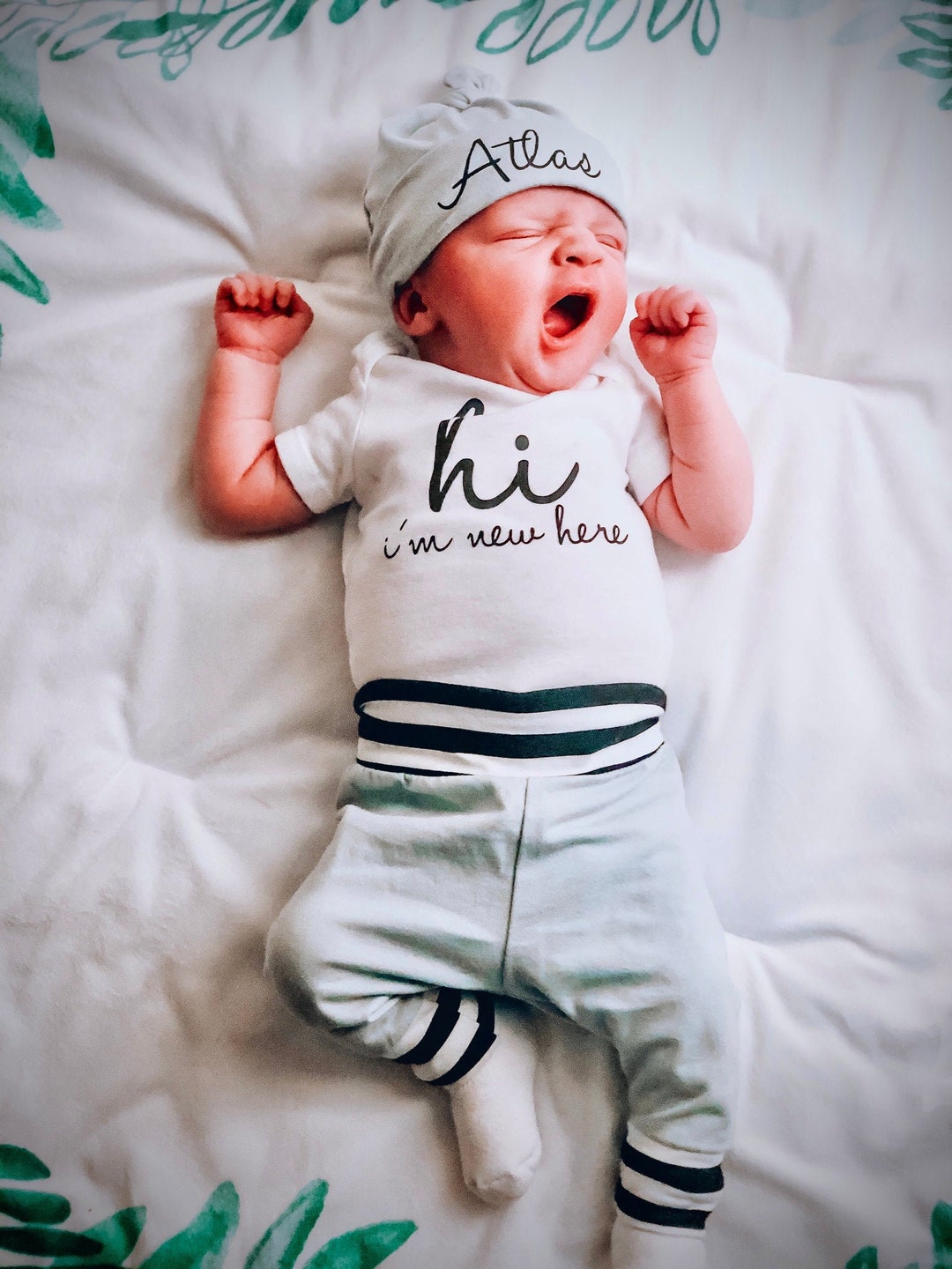 Newborn Boy Coming Home Outfit, Baby Boy Take Home Outfit Newborn Boy ...