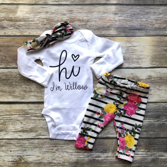 hello im new here baby outfit