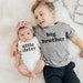 Big Brother Little sister outfit / Big brother little sister set / Big Brother T-Shirt 
