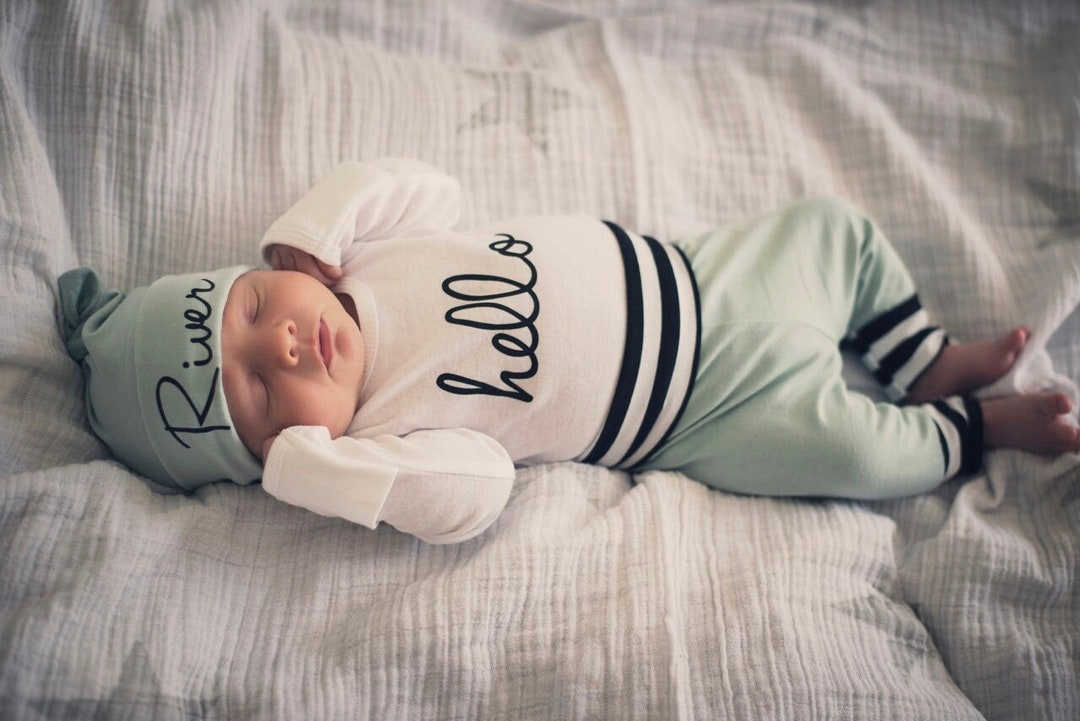 Baby Boy Coming Home Outfit Newborn Boy Coming Home Outfit Baby Boy ...