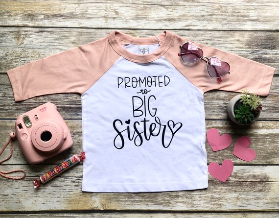 blue big sister shirt