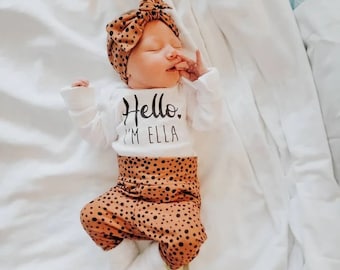 Girls Coming Home Outfit, Baby girl coming home outfit, Girls take home outfit, newborn clothing, girl clothing, baby shower gift, trendy