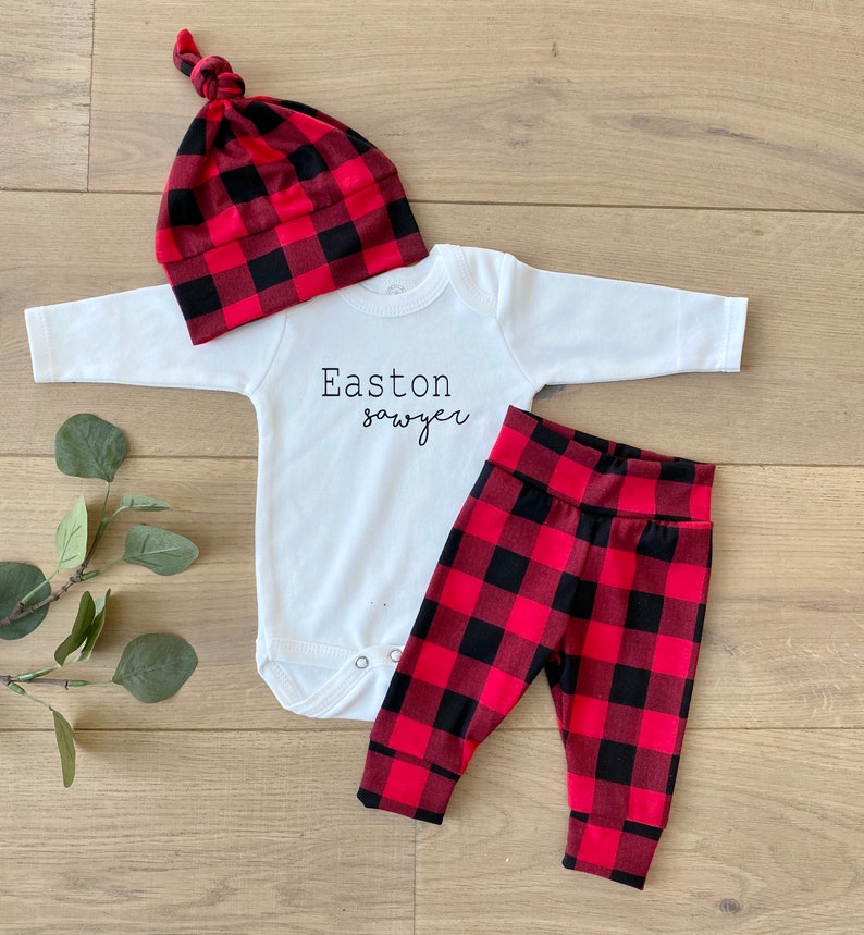 Newborn Boy Coming Home Outfit Baby Boy Take Home Outfit Etsy