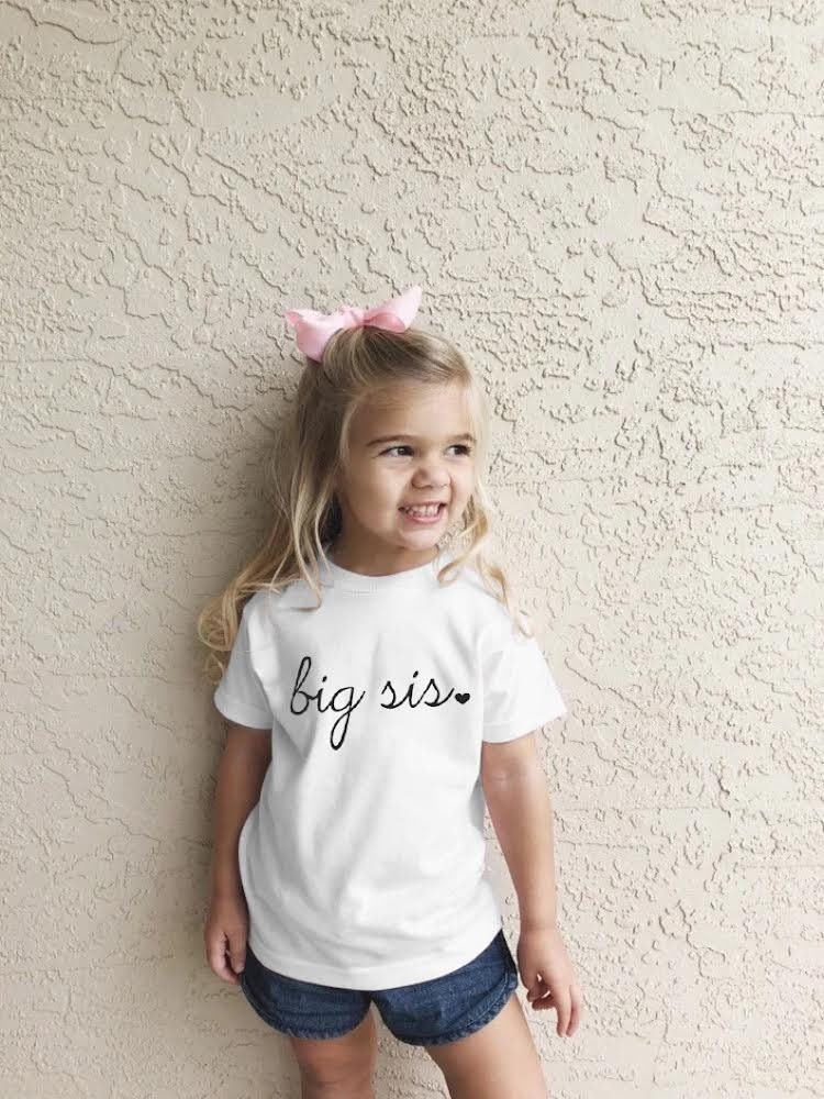 etsy big sister shirt