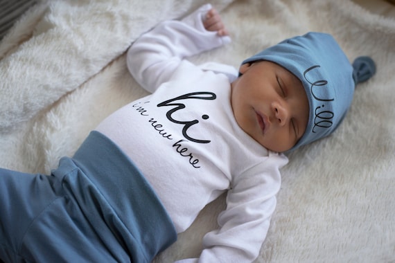 Newborn Boy Coming Home Outfit Boys Go Home Outfit Baby Boy Take