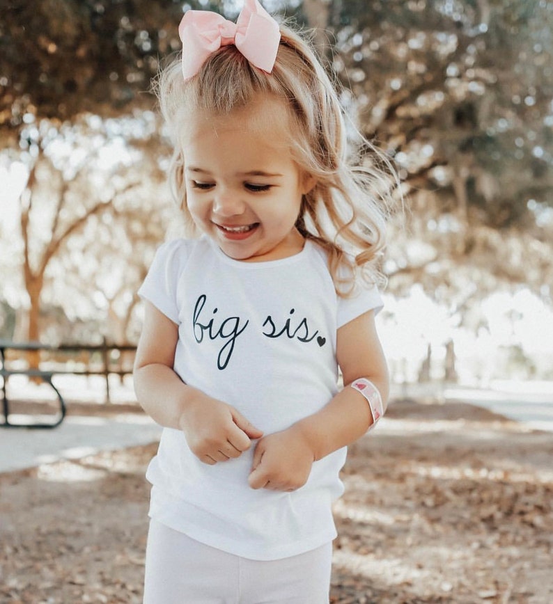 Big sister shirt - big sis shirt -Big Sister Shirt | Little Sister Shirt | Sister Shirts Pregnancy Announcement Baby Announcement Shirt 
