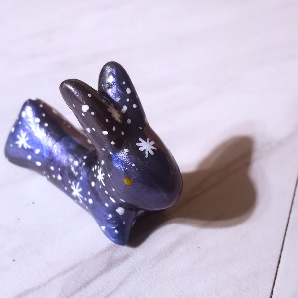 Pen Rest Galaxy Ceramic Bunny Rabbit Calligraphy Straight/Oblique Dip Pen Holder Pen Brush Rest