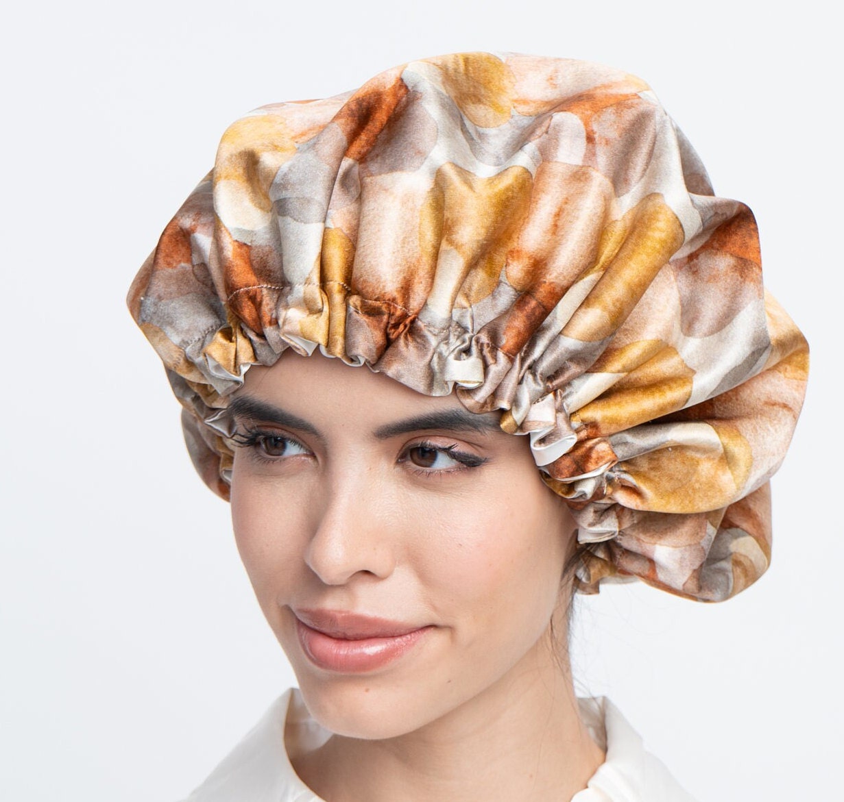 HOT Hair Wrap Satin Silk Bonnet Sleep Cap Silk Hair Wrap For - Main Image