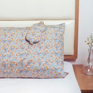 100% mulberry silk pillowcase both sides pattern with eye mask & scrunchie anti ageing smooth skin and hair  gift for her mother&#39;sday gift