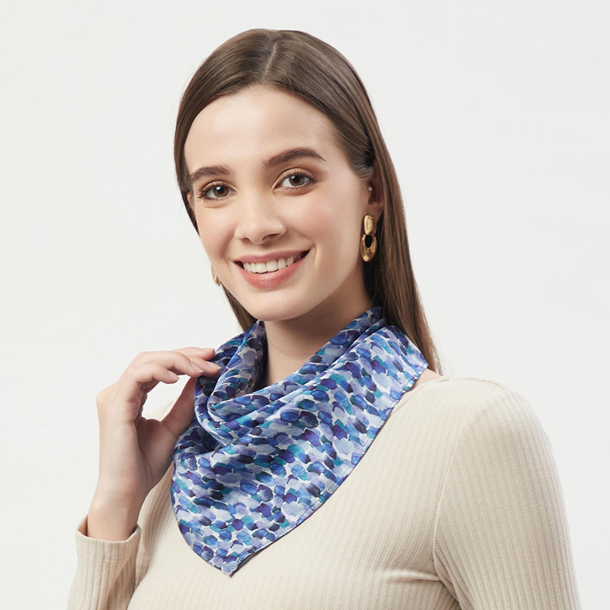 Chiffon Scarf Neck Scarf 50s Scarf for Women at Amazon