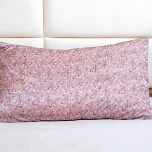 100% mulberry silk pillowcase both sides pattern with eye mask & scrunchie anti ageing smooth skin and hair  gift for her mother&#39;sday gift