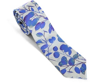 Handpainted silk tie for men skinny, silk pocket square, men's accessories, father's day gift, gift for him, weddings