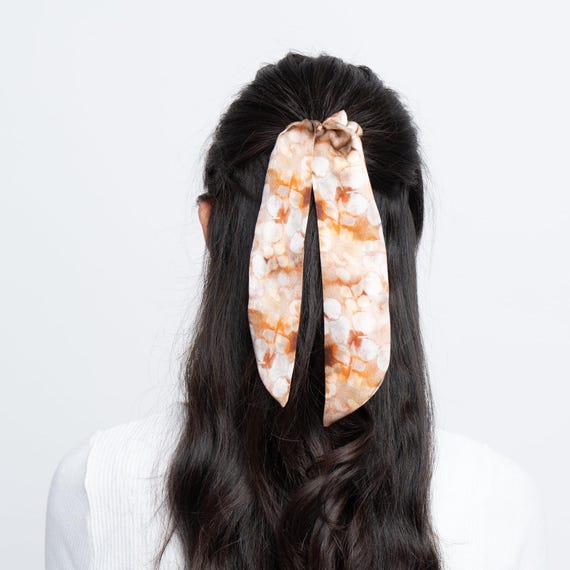 Scrunchie per sciarpa di seta, Scrunchie per sciarpa, Accessori