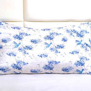100% mulberry silk pillowcase both sides pattern with eye mask & scrunchie anti ageing smooth skin and hair  gift for her mother&#39;sday gift