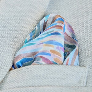 100% Silk Pocket Square, Silk Pocket Square for Men, Accessories, Suit&Tie Accessories,Pocket Squares, Men&#39;s Accessories,Men&#39;s Gifts,Husband