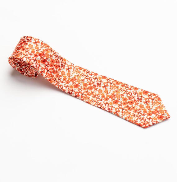 Cravate en soie peinte à la main pour homme, pochette de costume