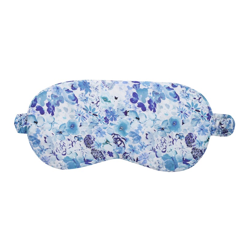 100% pure mulberry silk sleep mask/ eye mask/eye cover/super soft, hypoallergenic, handmade, unique hand painted design, night mask image 6