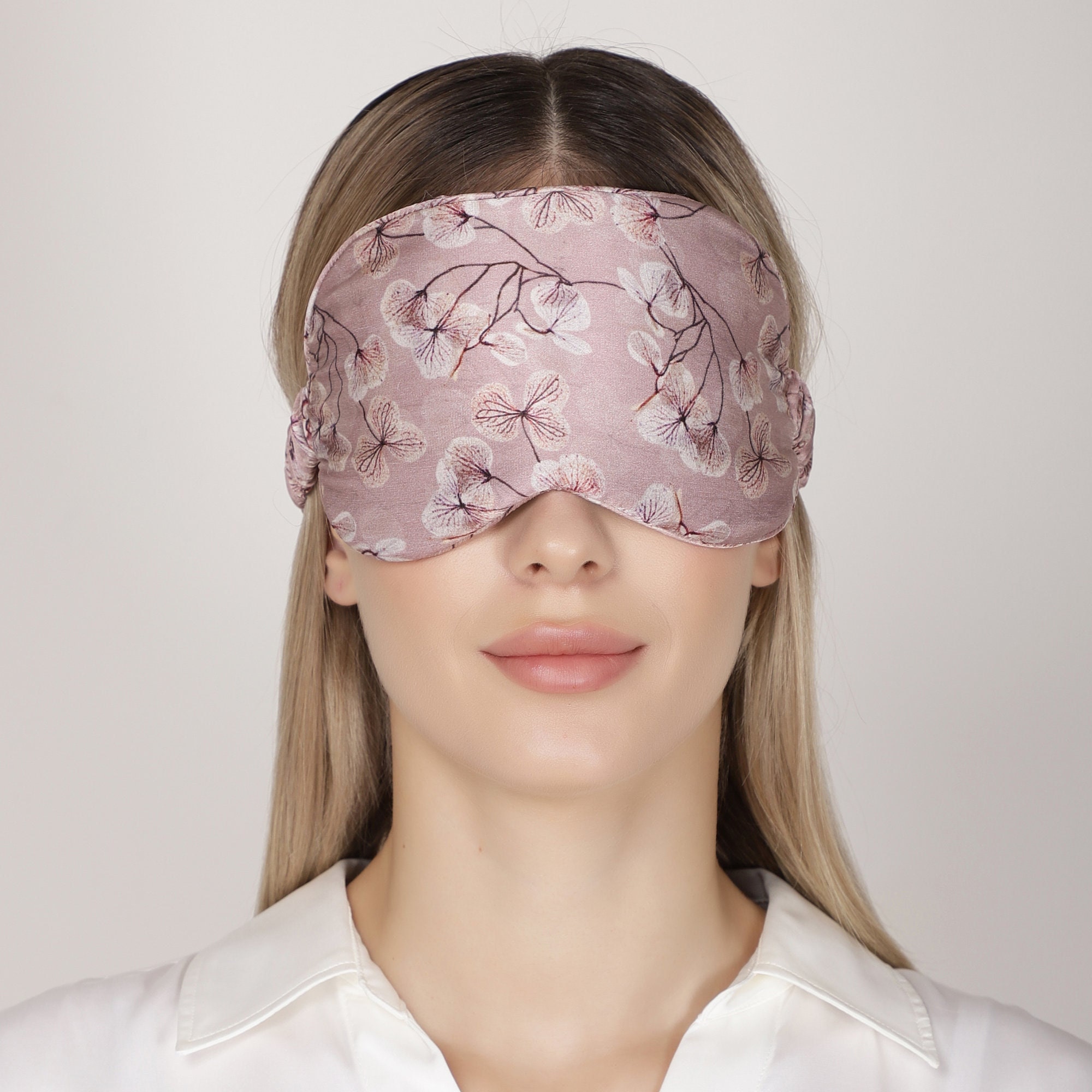100% pure mulberry silk sleep mask/ eye mask/eye cover/super soft, hypoallergenic, handmade, unique hand painted design, night mask