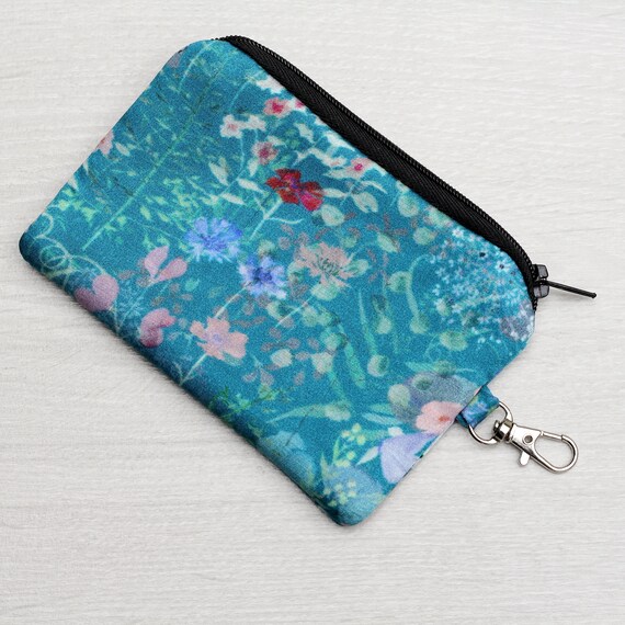 Monedero de Seda Hecho a Mano con Cremallera Monedero con Gancho para Llavero Monedero Monedero Monedero Hecho a Mano Accesorios Monederos Monedero Bolsos y Monederos Etsy Espana