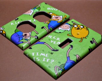 Adventure Time  Light Switch Covers Outlet Covers