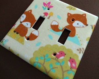 Fox and His Woodland Friends  Light Switch Covers Outlet Covers