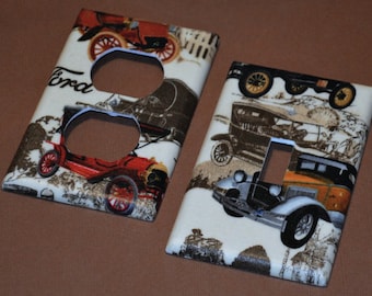 Antique Cars  Light Switch Covers Outlet Covers