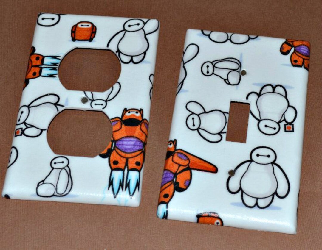 Baymax Big Hero 6 Light Switch Covers Outlet Covers - Etsy