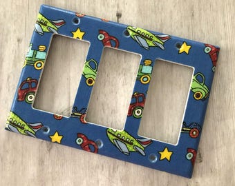 Trains, Planes, and Automobiles Light Switch Covers Outlet Covers