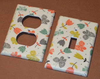 Butterflies and Tulips  Light Switch Covers Outlet Covers