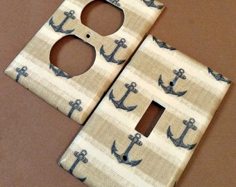 Anchors  Away  Nautical  Light Switch Covers Outlet Covers